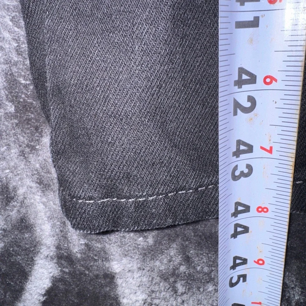 Levis‎ 505 Regular Fit Black Jeans Mens W33 L34 Straight Leg 00505-0260
